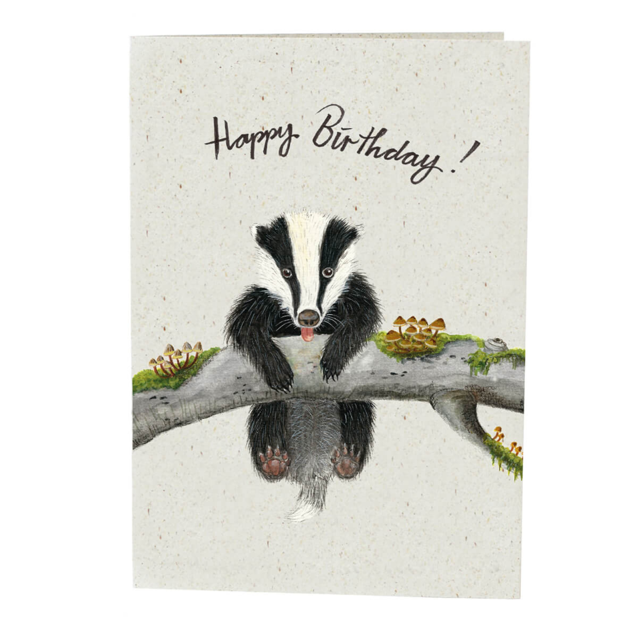 Klappkarte Dachsbaby "Happy Birthday"