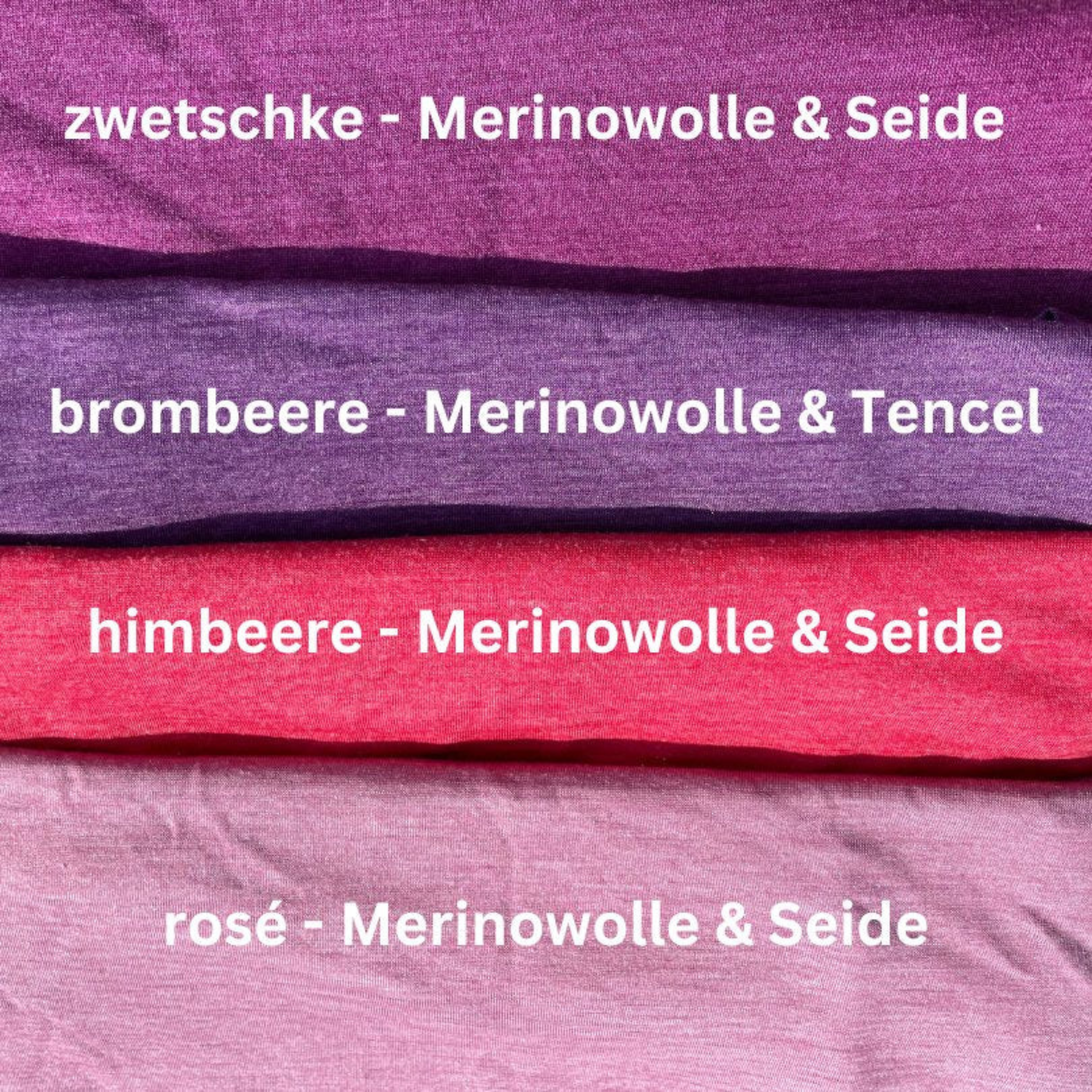 Sommerkappe aus Wolle/Tencel - Brombeere