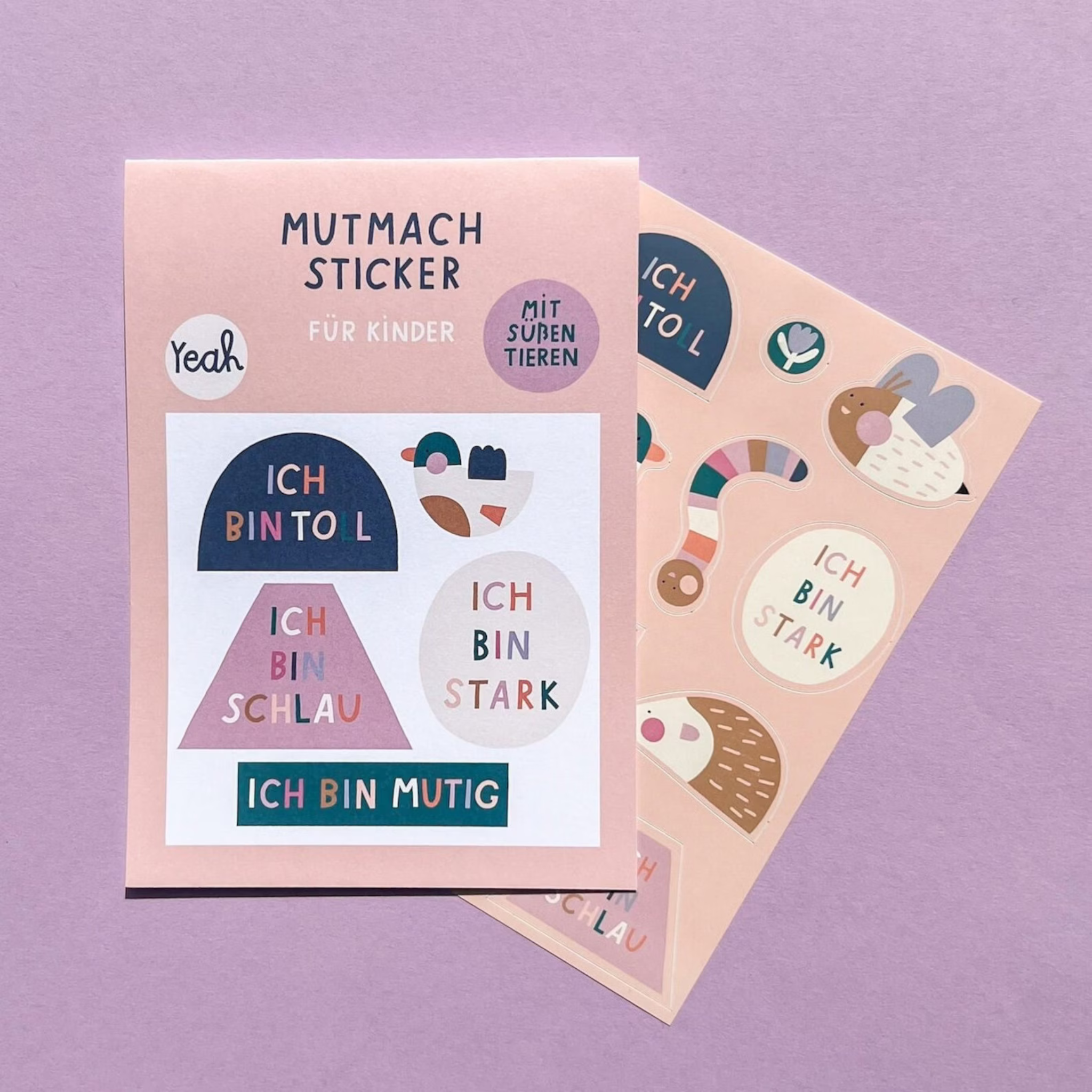 Mutmach Stickerset für Kinder