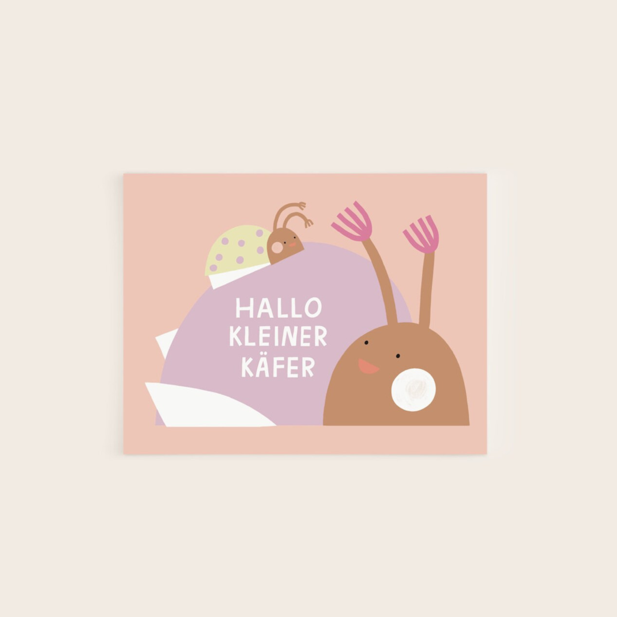 Postkarte "Kleiner Käfer"