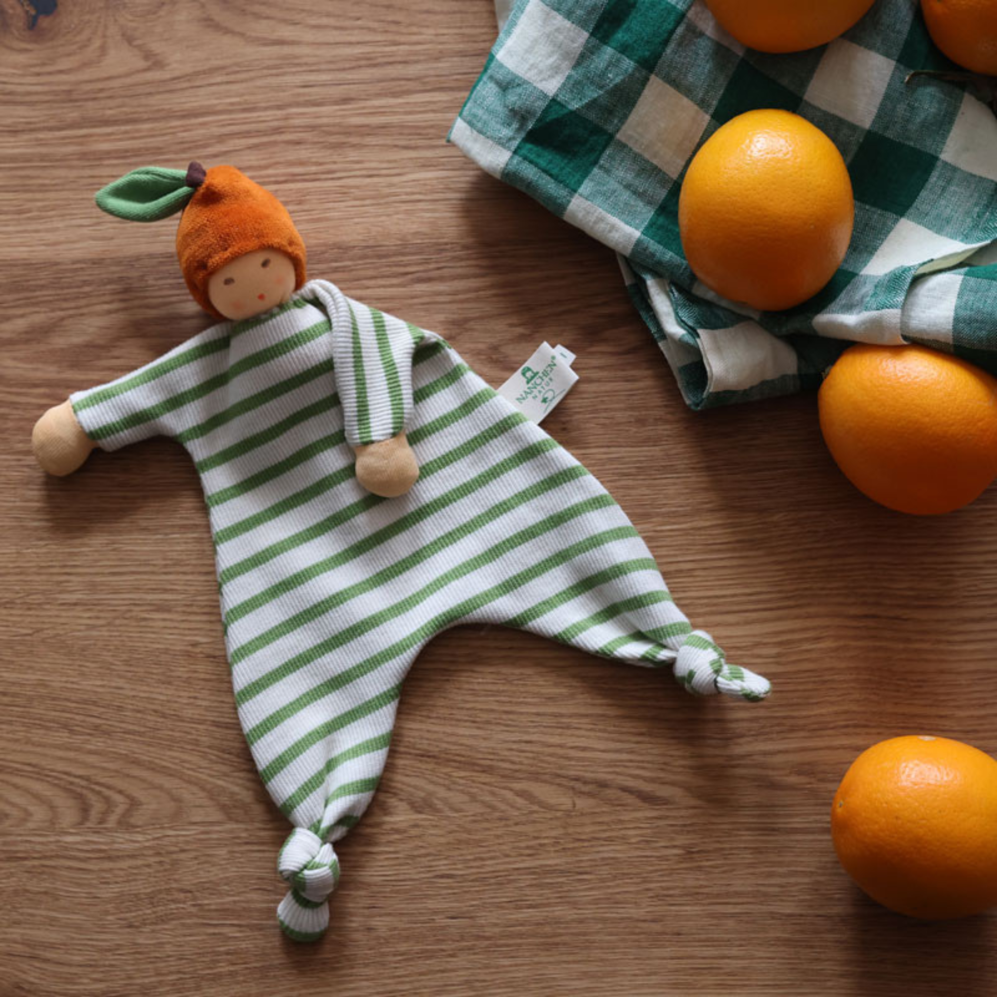 Greifling mit Rassel "Kleine Orange"