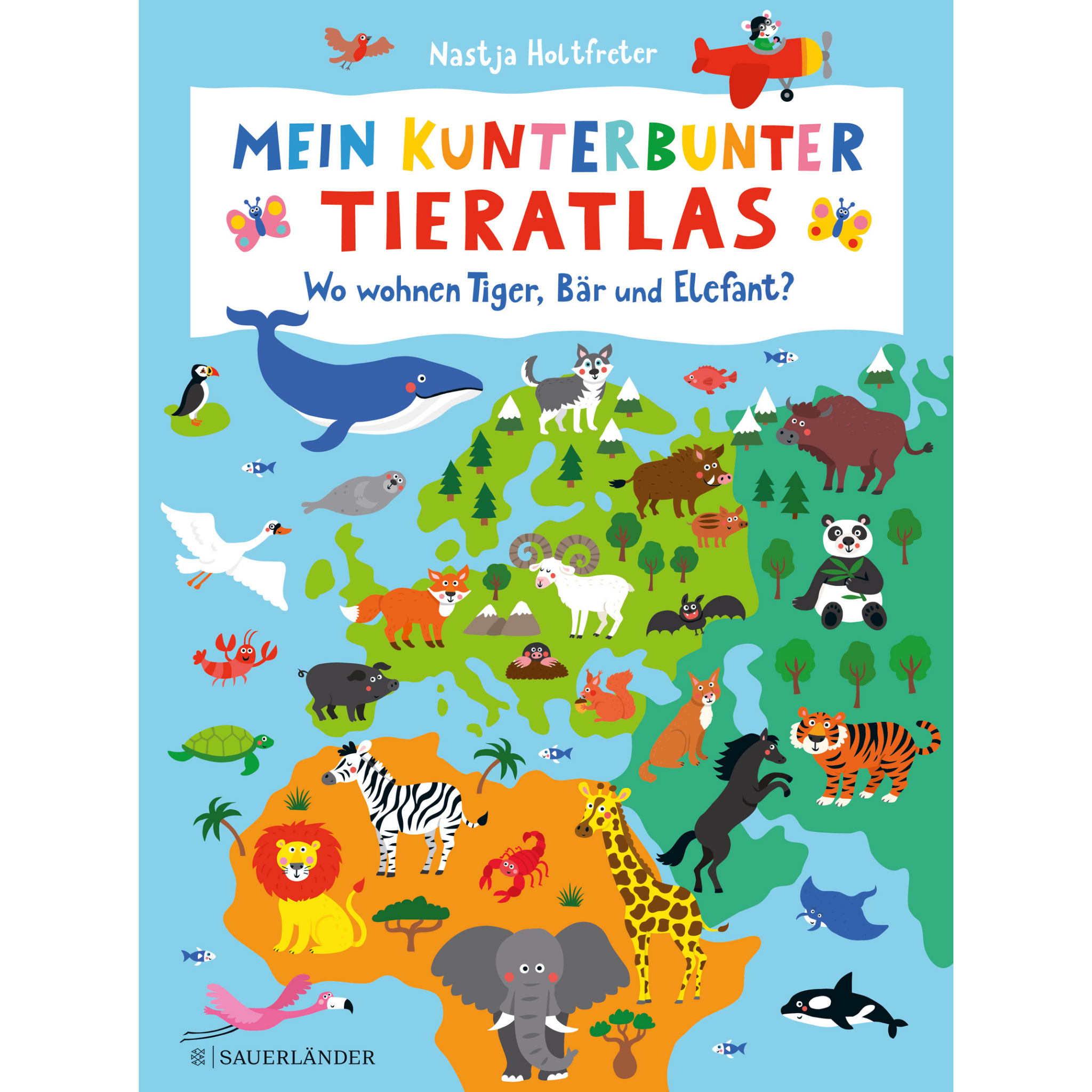 Mein kunterbunter Tieratlas (Vorbestellung - Lieferzeit ca. 2 Wochen)