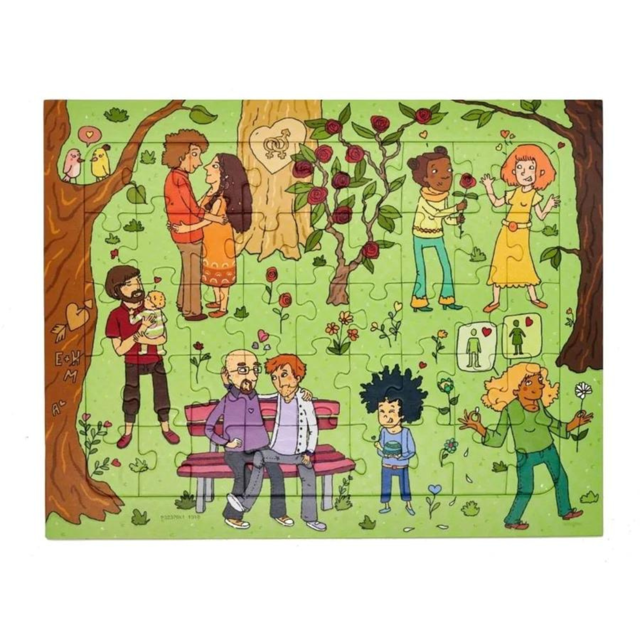 Puzzle für die Vielfalt