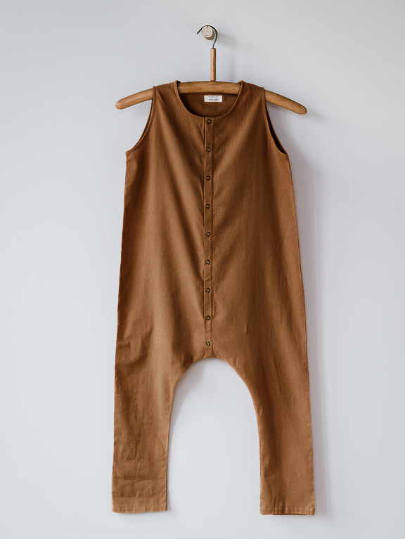 The Forest Playsuit in rust, Gr. 12-18M