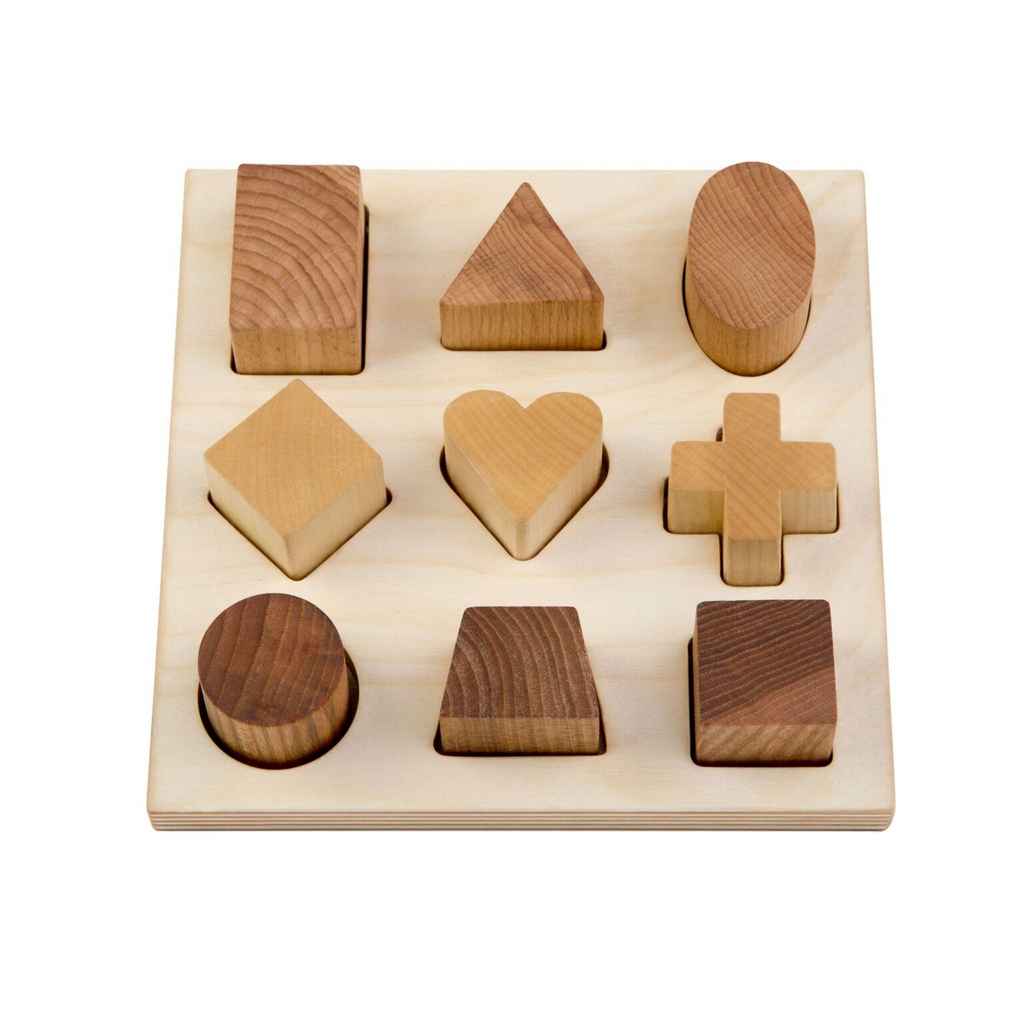 Steckpuzzle "Shape Puzzle Board Natural"