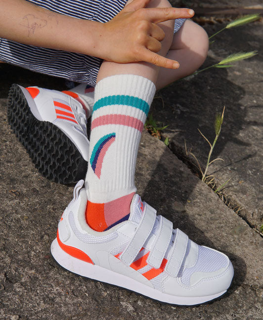 Tennissocke Regenbogen KIDS