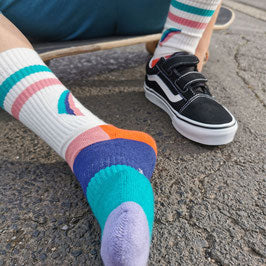 Tennissocke Regenbogen KIDS